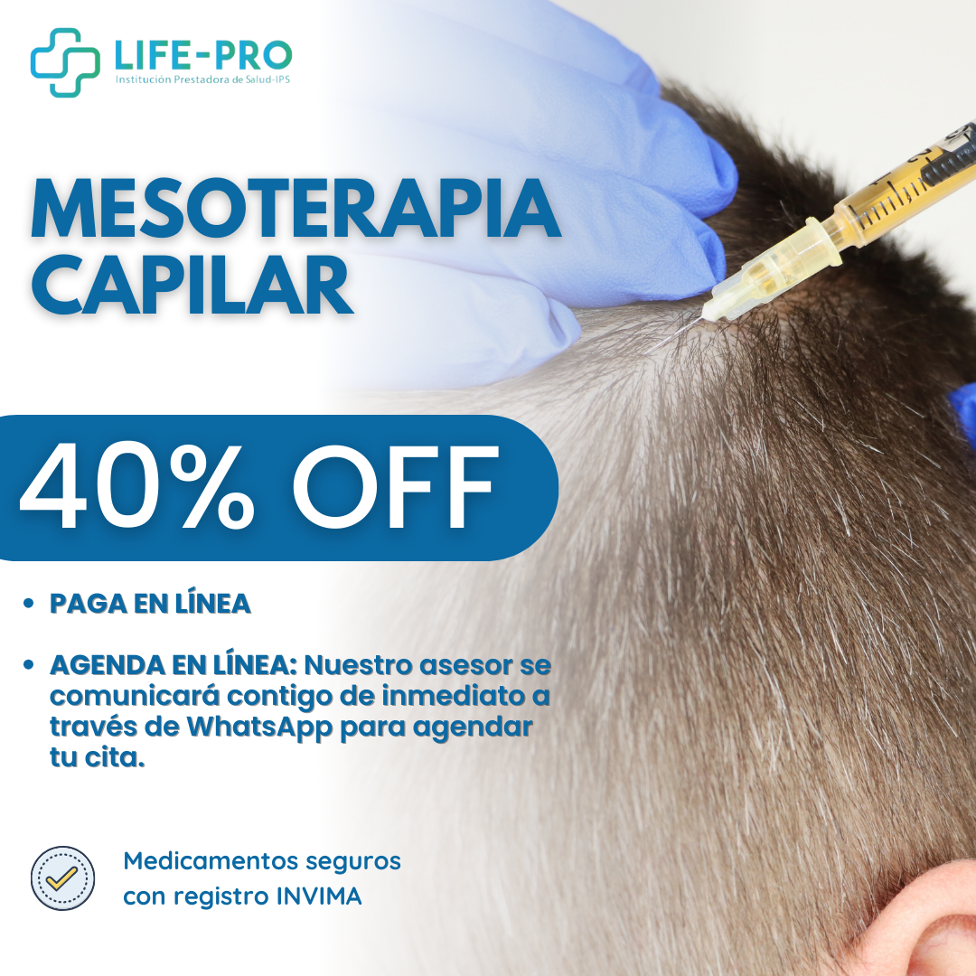 Mesoterapia Capilar - 6 sesiones - Life-Pro